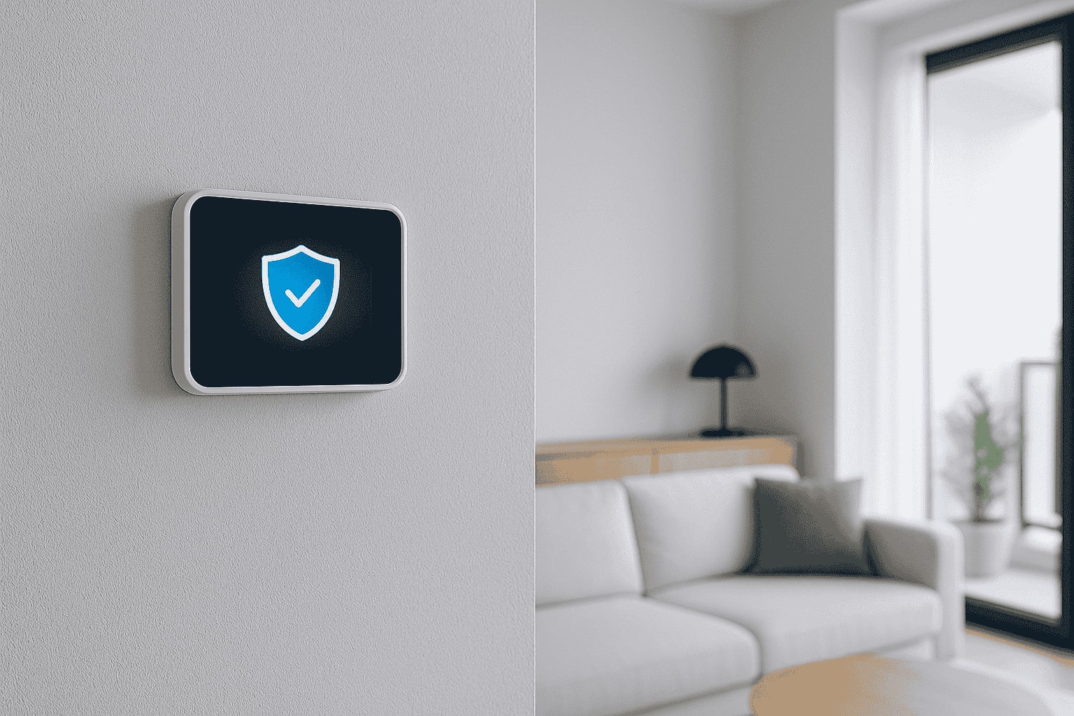 5 Best Video Doorbells for a Safer Home a white couch sitting next to a white wall