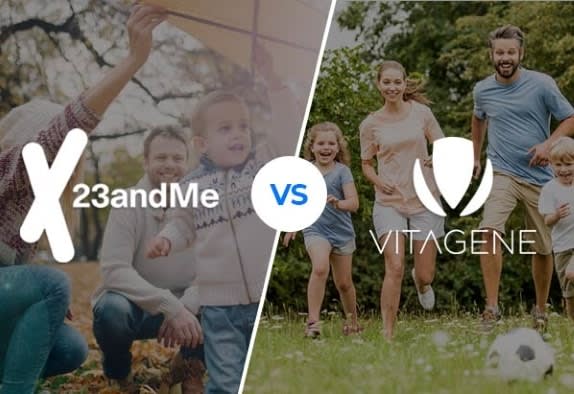 23andMe vs Vitagene