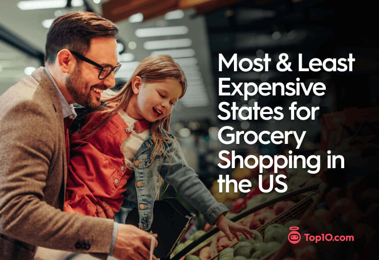 Top 10 Most & Least Expensive States for Grocery Shopping in the US