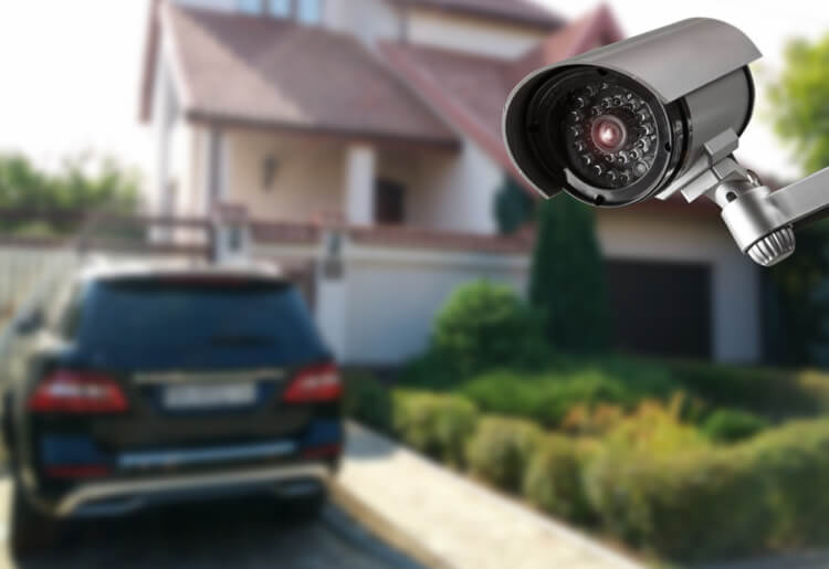 Place security cameras around your home 