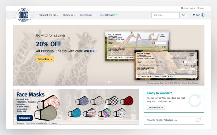 Checks in the Mail business checks