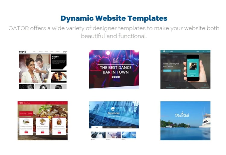 HostGator dynamic website templates