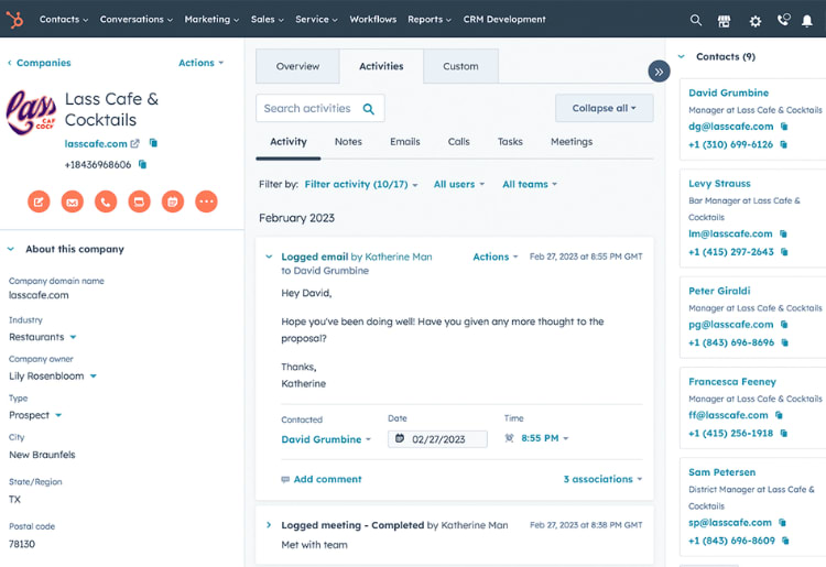HubspotCRM The Best CRM Software