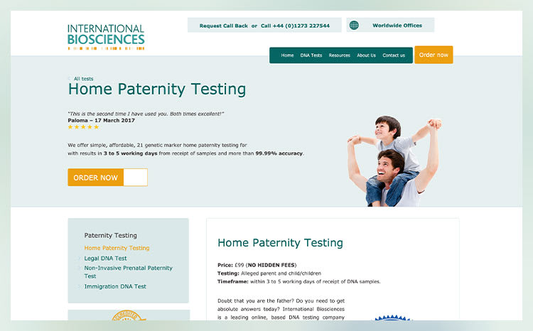 International Biosciences The Best Paternity Test Kits