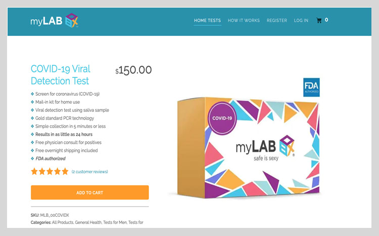 myLab COVID-19 Test myLab COVID-19 Test