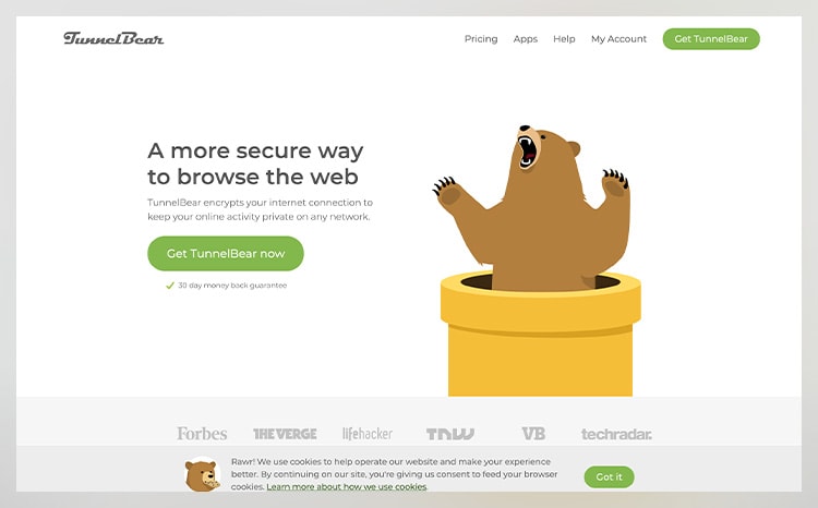 TunnelBear Best VPNs for Chrome of 2025 TunnelBear Best VPNs for Chrome of 2025