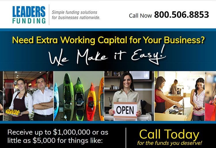 Find the best business loan Leaders Funding Homepage