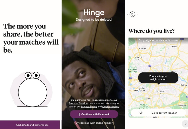 Hinge the deals dating app