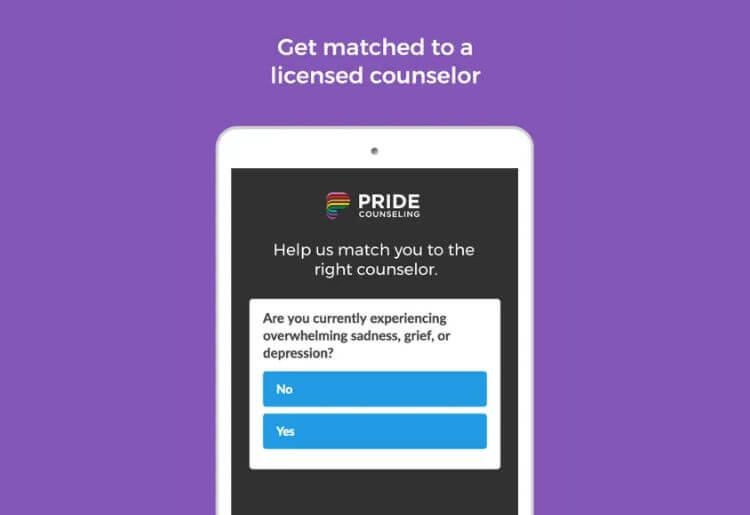 pride counseling app