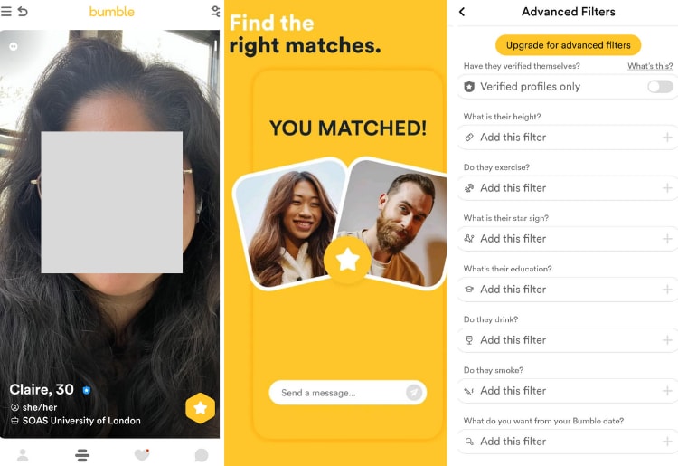 is bumble free dating site