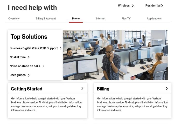 Verizon Review Help and Support