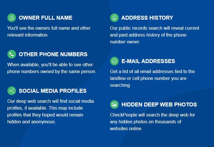 search address by landline number