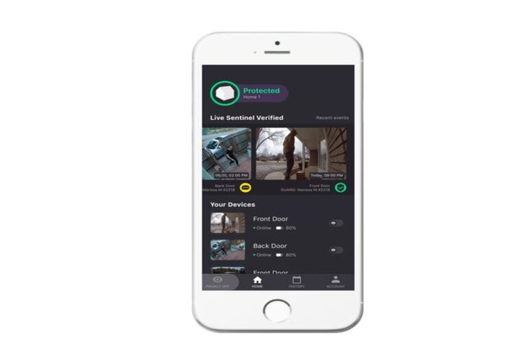 Deep Sentinel Home Security Mobile App