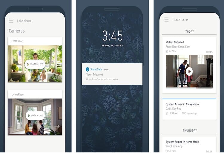 SimpliSafe Home Security Mobile App