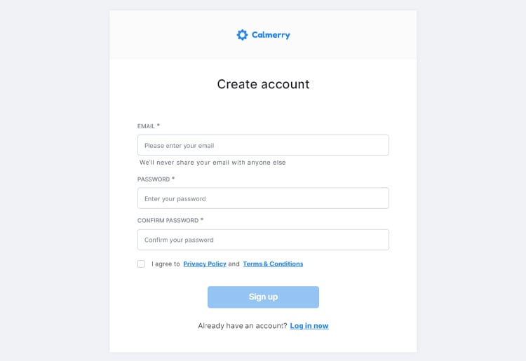 Calmerry Online Therapy Review Getting Started