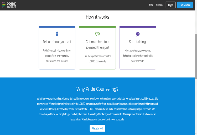 Pride Counseling Online Therapy - Getting Started