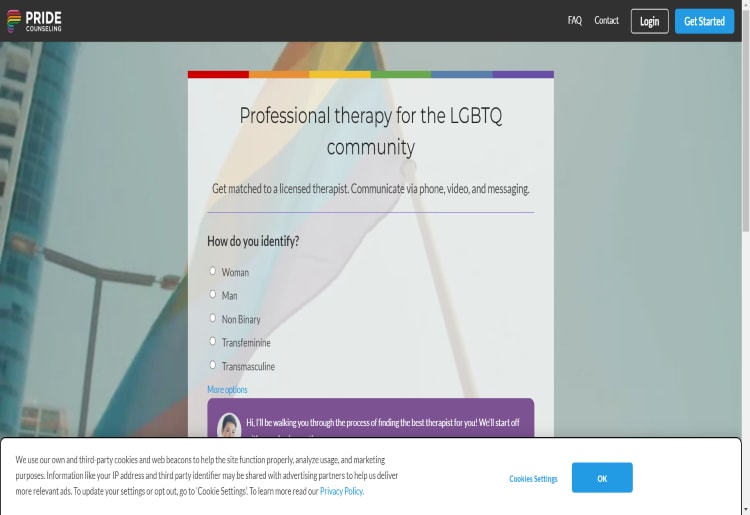 Pride Counseling Online Therapy - Getting Started