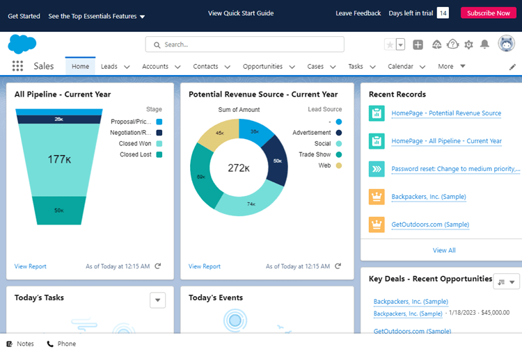 Salesforce CRM System Review 2023 - Pricing, Integrations