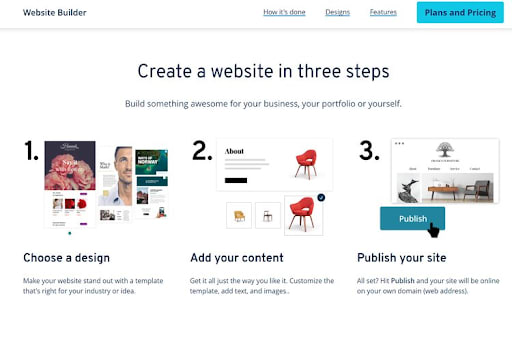 IONOS homepage screenshot