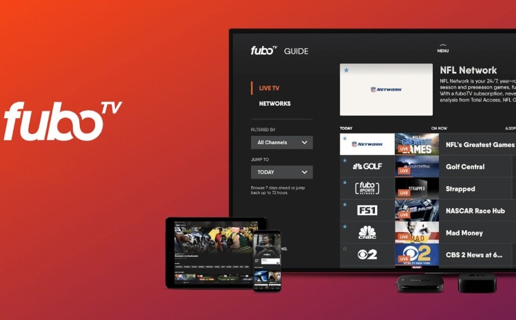 FuboTV Streaming Review & Free Trial: Stream NFL Redzone, Premier League,  Golf