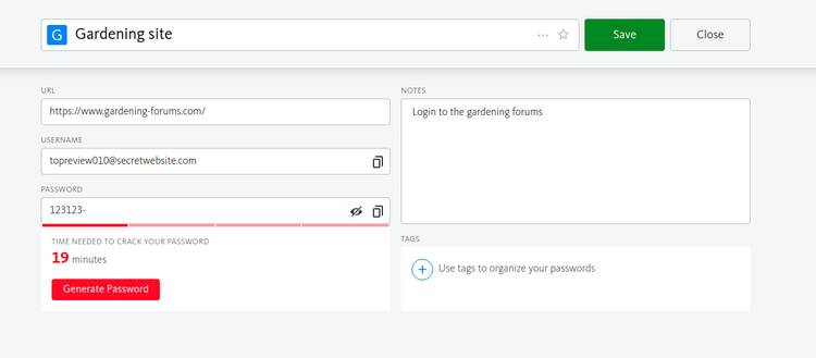 Avira Identity Theft Protection Passwords