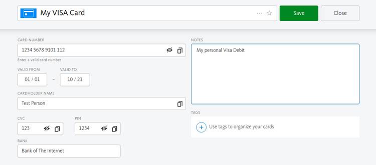 Avira Identity Theft Protection - Wallet