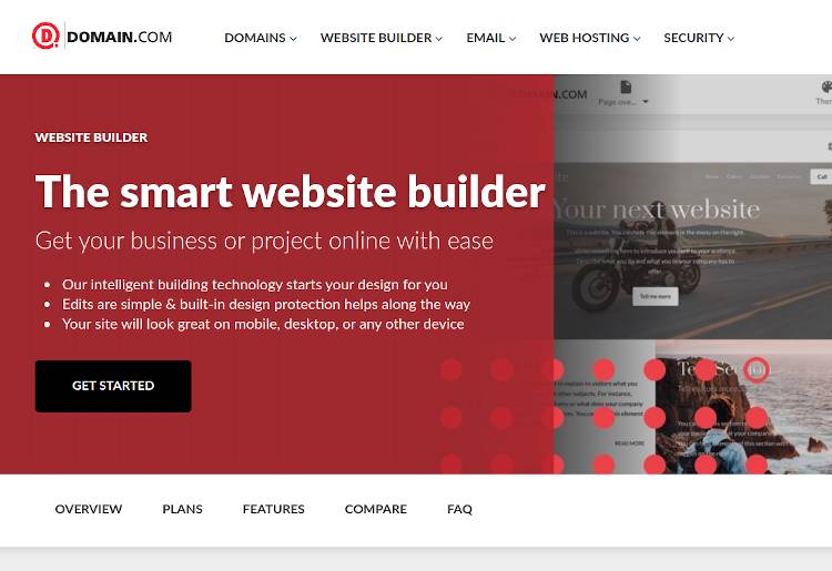 domain with website builder