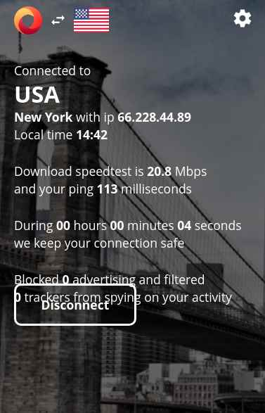 Dot VPN speed test