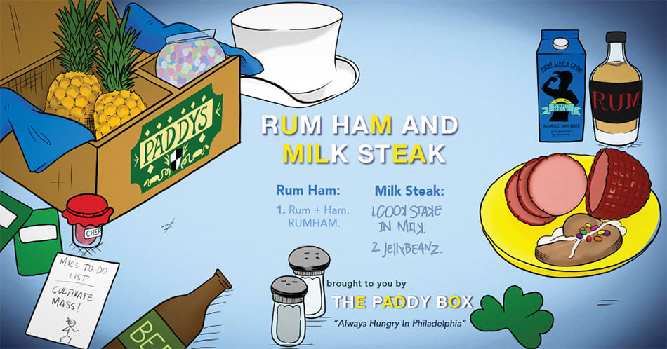 It's Always Sunny in Philadelphia Meal Delivery Kit Graphic It's Always Sunny in Philadelphia Meal Delivery Kit Graphic