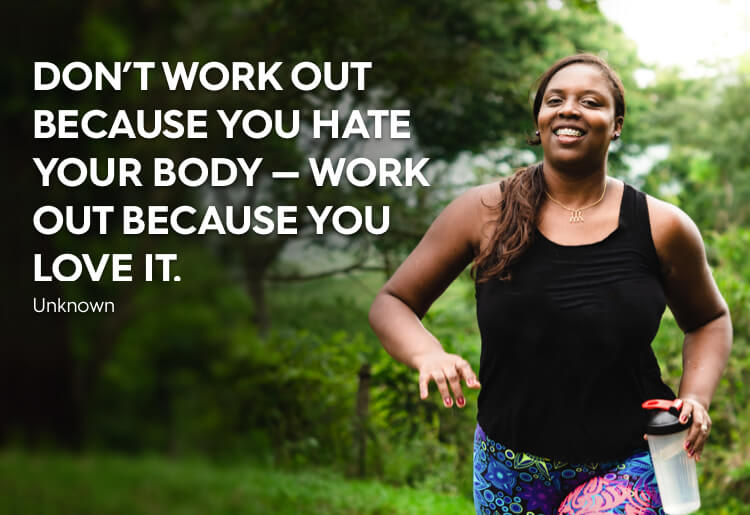 Workout because you love it