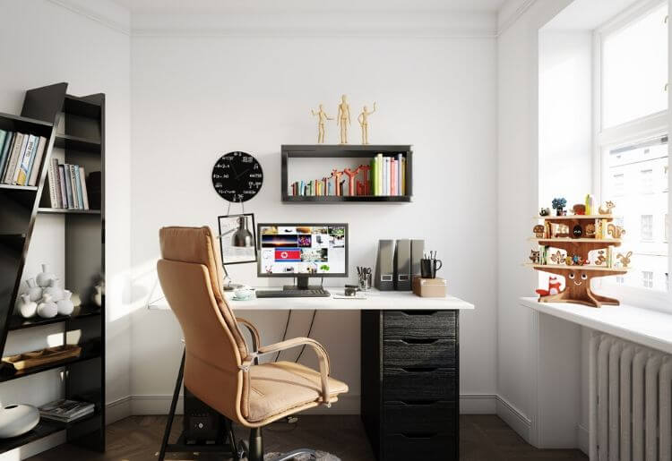 Investing in a comfortable chair is a must when working from home