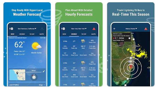 Top 10 Best Most Accurate Weather Apps 2024: Free & Paid