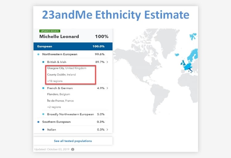 23andMe’s ethnicity estimate is called “Ancestry Composition”
