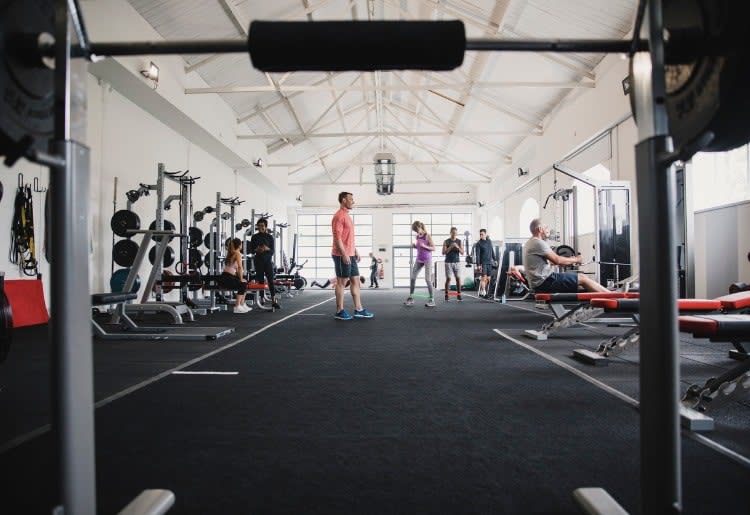 Busy day at the gym