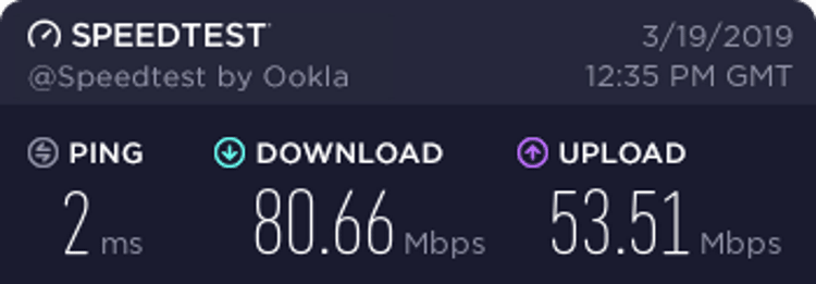 VPN off With VPN off