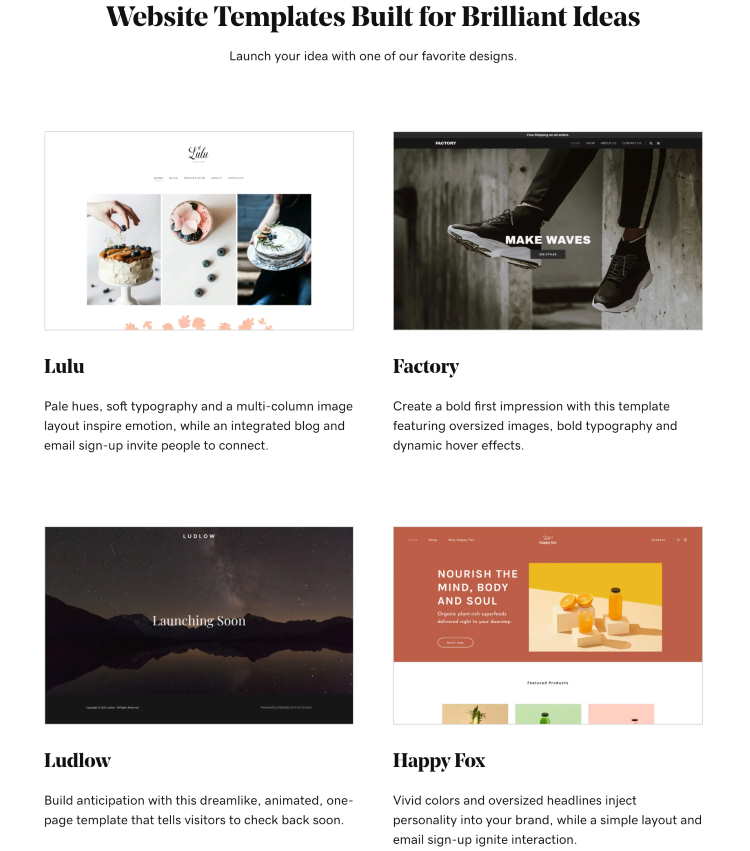 GoDaddy Templates