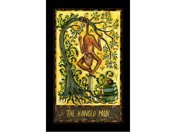 The Hanged Man Tarot Card Meanings, Tarot Oak