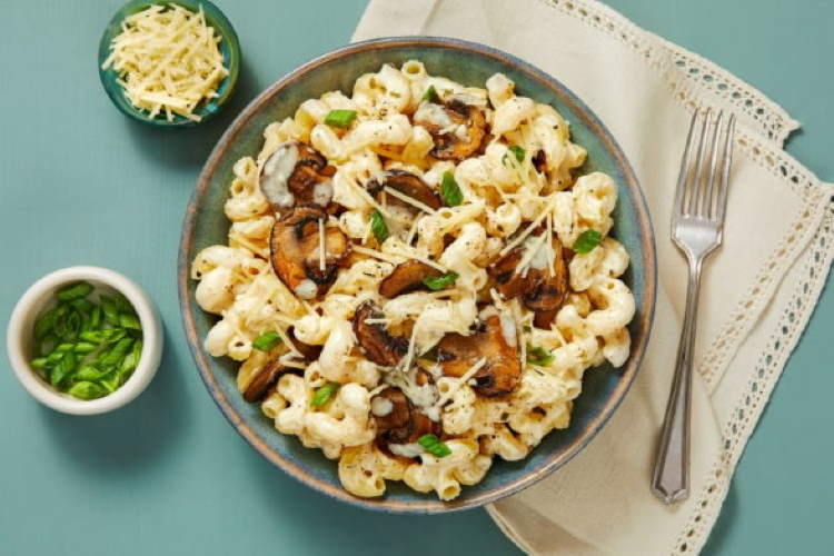 Creamy Mushroom Cavatappi by HelloFresh
