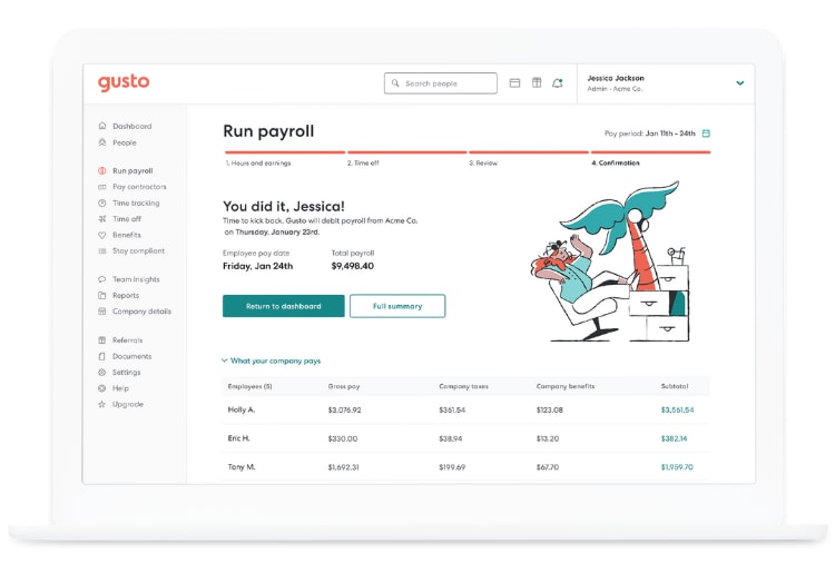 Gusto Payroll Processing Review 2024: Pricing, Pros & Cons