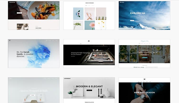 Weebly templates Weebly has dozens of templates to choose from