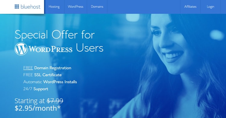 Bluehost website Bluehost website