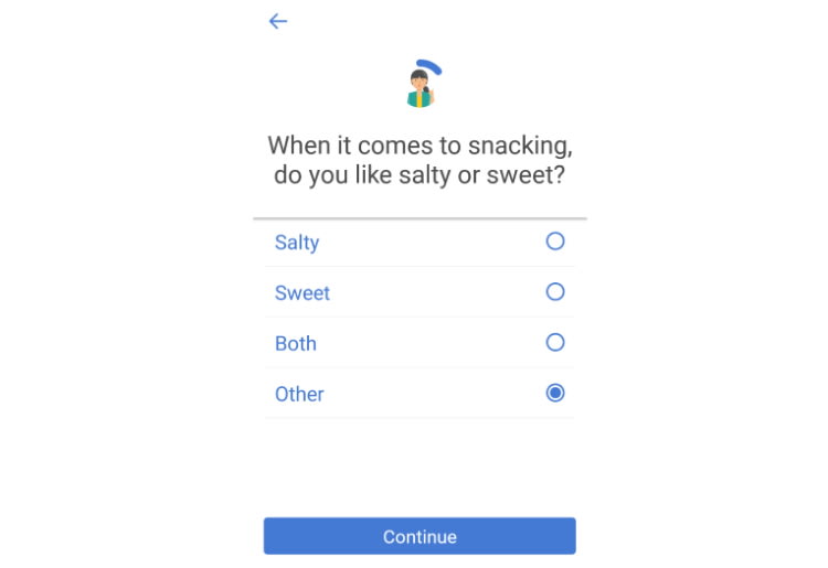 Do you like salty or sweet snacks?