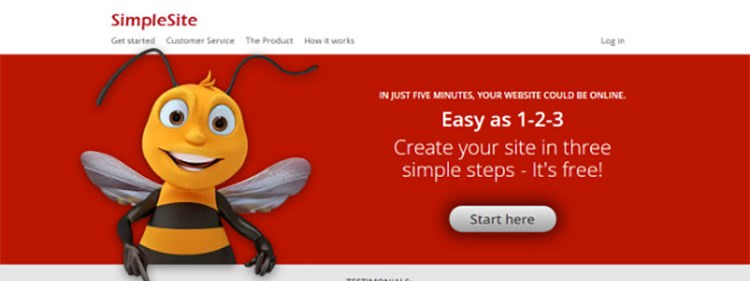 Simplesite website Simplesite website