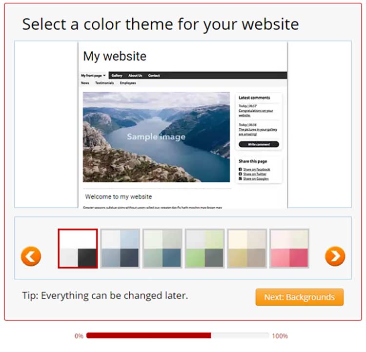 Simplesite website Simplesite website