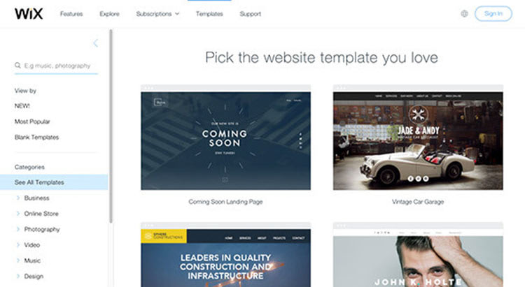Wix Themes Wix Themes