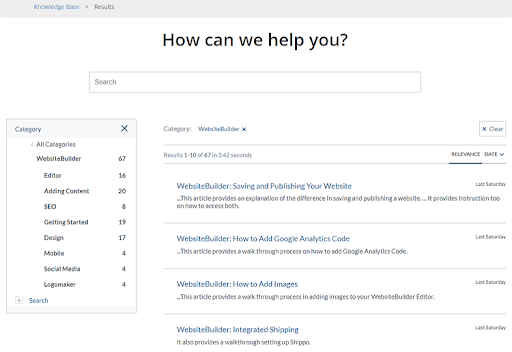 Domain.com's knowledge base