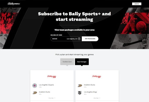 Bally Sports - Search Shopping