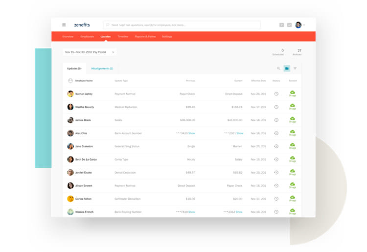 Zenefits Review Zenefits Features and Add-ons