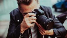 Man taking a photograph