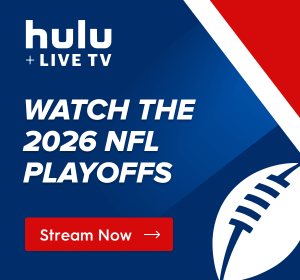 Hulu banner NFL Playoffs 2026